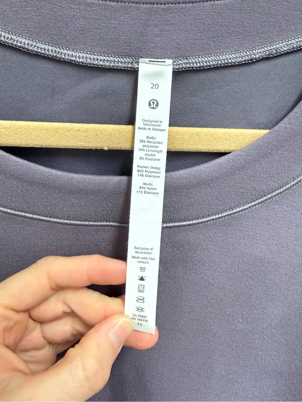 Lululemon Purple Softstreme Sweater - Picture 3 of 10
